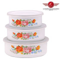 White Color Enamel Bowls with High Quality